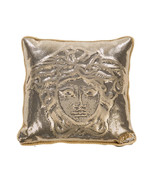 Versace Sequin Medusa Metal Mesh Accent Pillow Cushion Rtl $1990 - $1,583.99