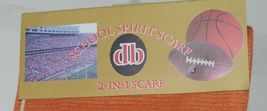 db School Spirit Scarf Texas Longhorns 2 in 1 Burnt Orange White 30 Inches image 6