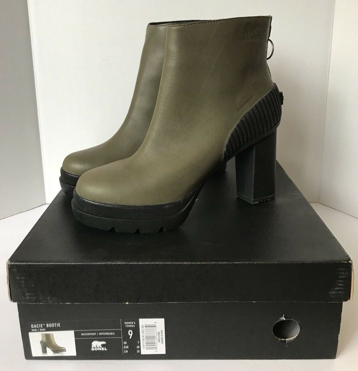 sorel dacie waterproof leather bootie