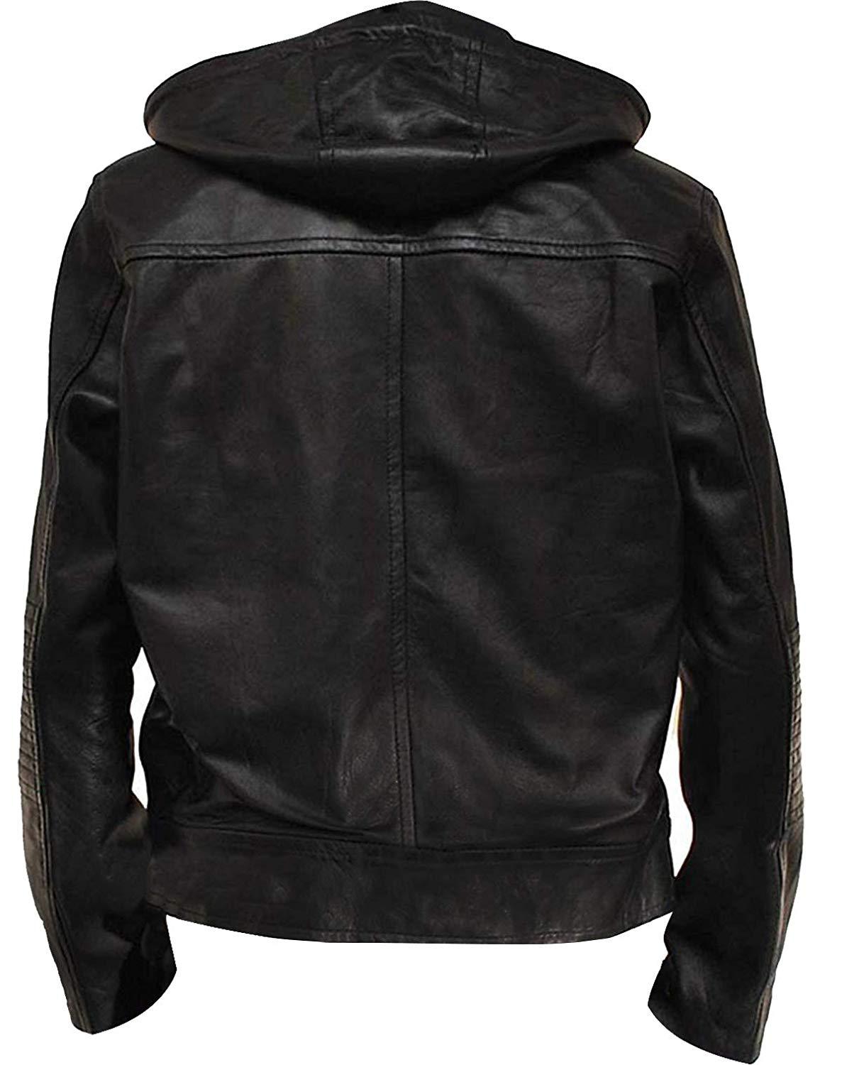 Tom Cruise Mission Impossible Ghost Protocol Black Hooded Faux Leather ...