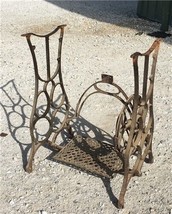 Treadle Sewing Machine, Cast Iron Base, Industrial Age, Singer Steampunk... - $399.00