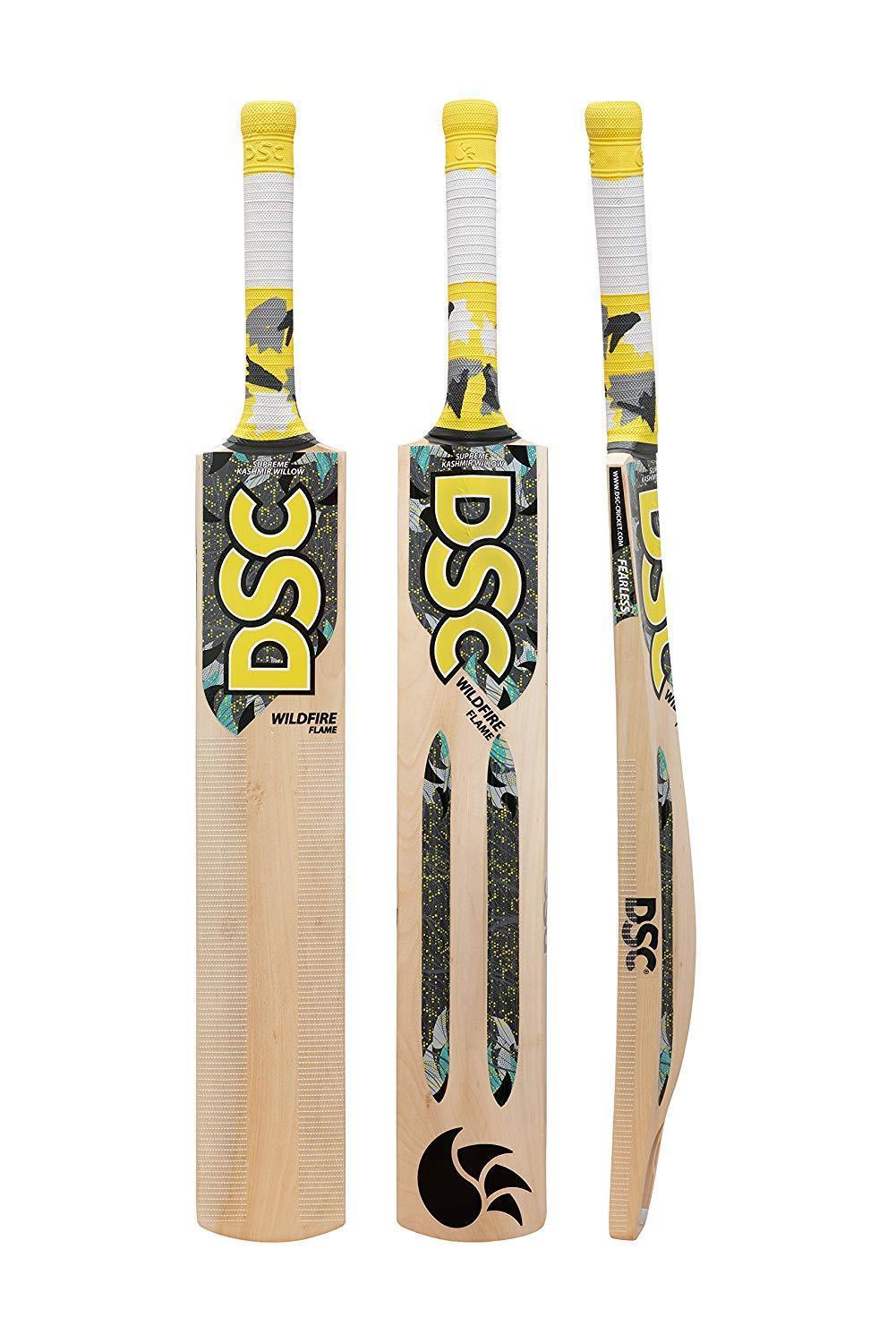 DSC Wildfire Flame Tennis Cricket Bat Size 6 Cricket