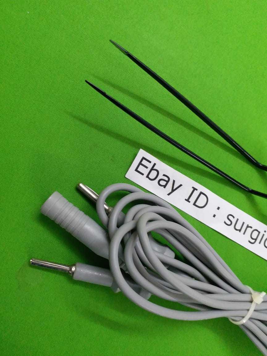 Reusable Laparoscopic Bipolar Forceps 8 Inches,Tip 2MM Wide