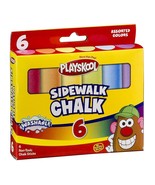 Playskool Washable Sidewalk Chalk 6ct - $4.46