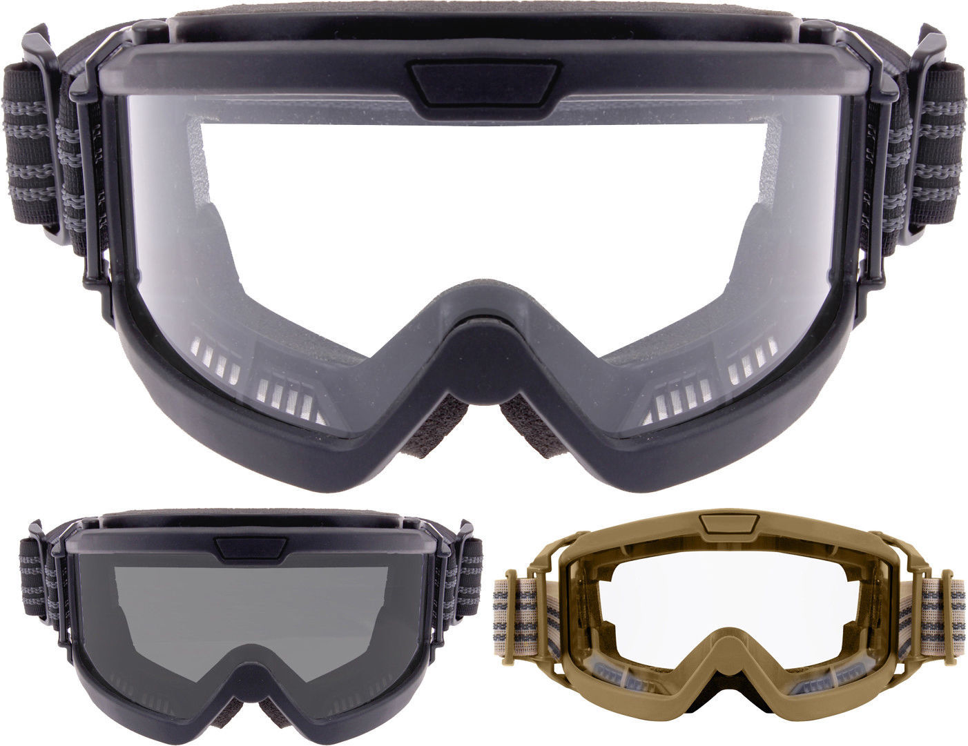 Tactical Ballistic Goggles OTG AntiFog AntiScratch UV 400 Military Lightweight Eyewear