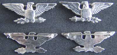 Primary image for WWII Colonel War Eagles Sterling Luxenberg  1 1/2 inch           