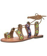 Indigo Rd. Womens Garlan Multi Woven Flat Sandals Shoes 6.5M - $39.95