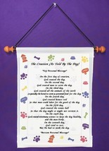 The Creation (As Told By the Dog) - Personalized Wall Hanging (1005-1) - $18.99
