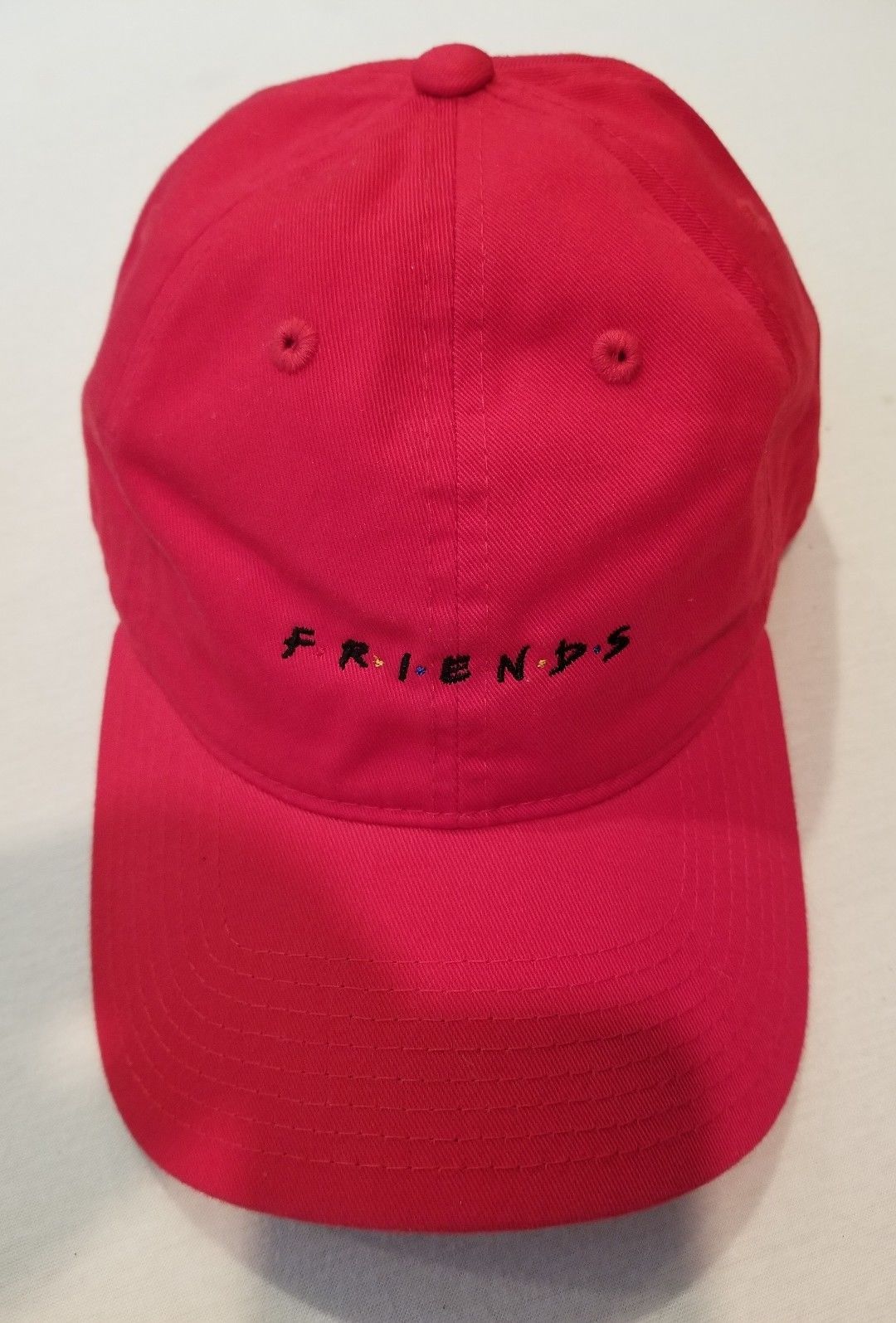 New Friends TV Series Adjustable Strap Red Dad Hat Baseball Cap - Hats