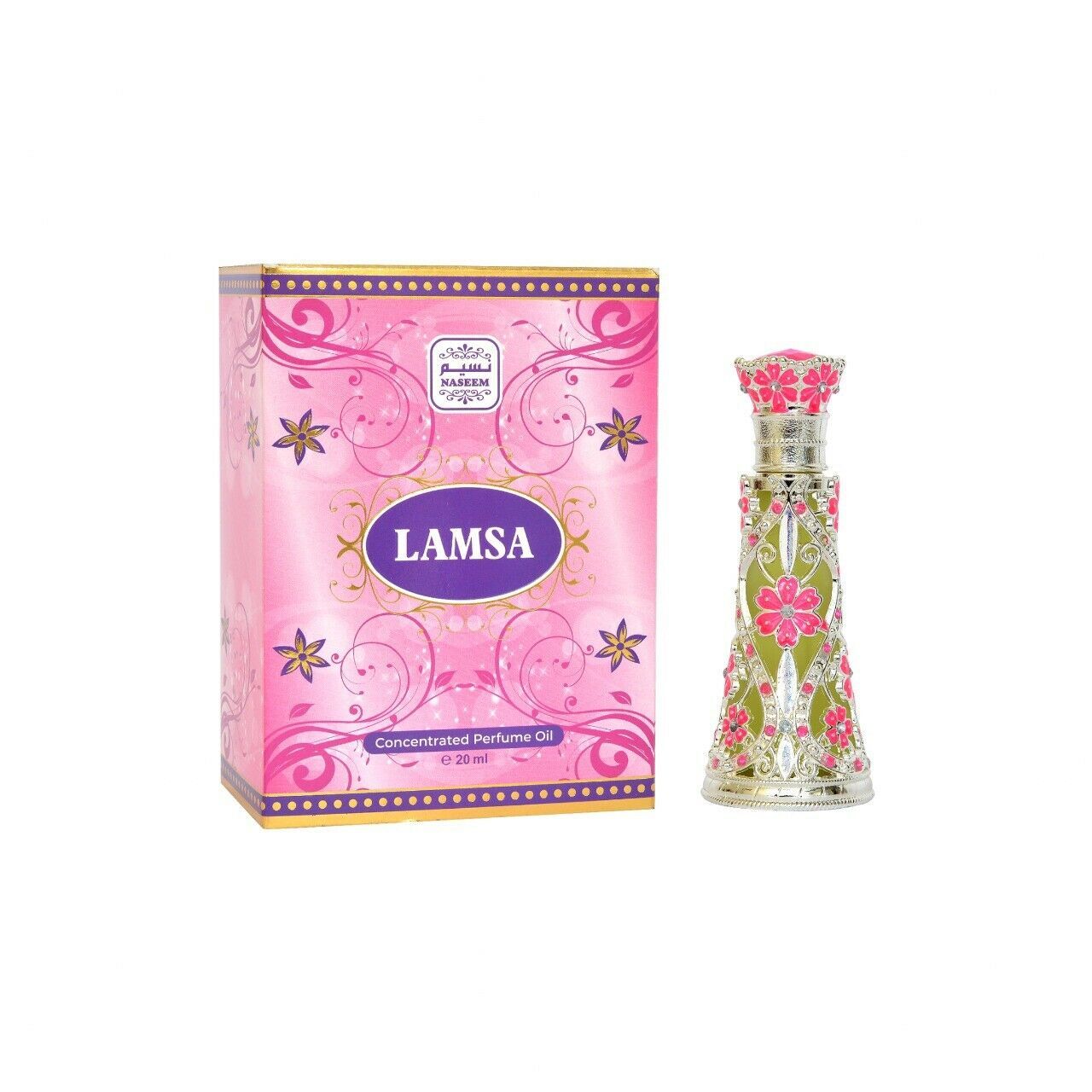 Lamsa Attar Oil Perfume by Naseem Perfumes Unisex 20 ML: NEW Non Alcohol