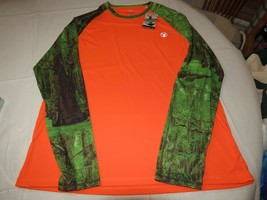 Southern Legends Tec Naranja Pantano Hombre Manga Larga Camisa L UPF40 H... - $54.43