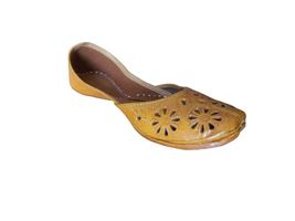 Women Shoes Jutties Indian Handmade Casual Leather Flip-Flops Mojari US 5.5-7.5 - $42.99