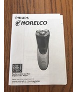 Philips NORELCO AT815/AT814/AT810 Instructions Only Ships N 24h - $7.91
