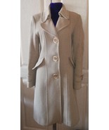 beige wool cashmere coat - $50.00