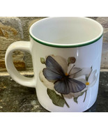 National Wildlife Federation Butterfly Purple Porcelain Coffee Mug 4&quot; x ... - $18.00
