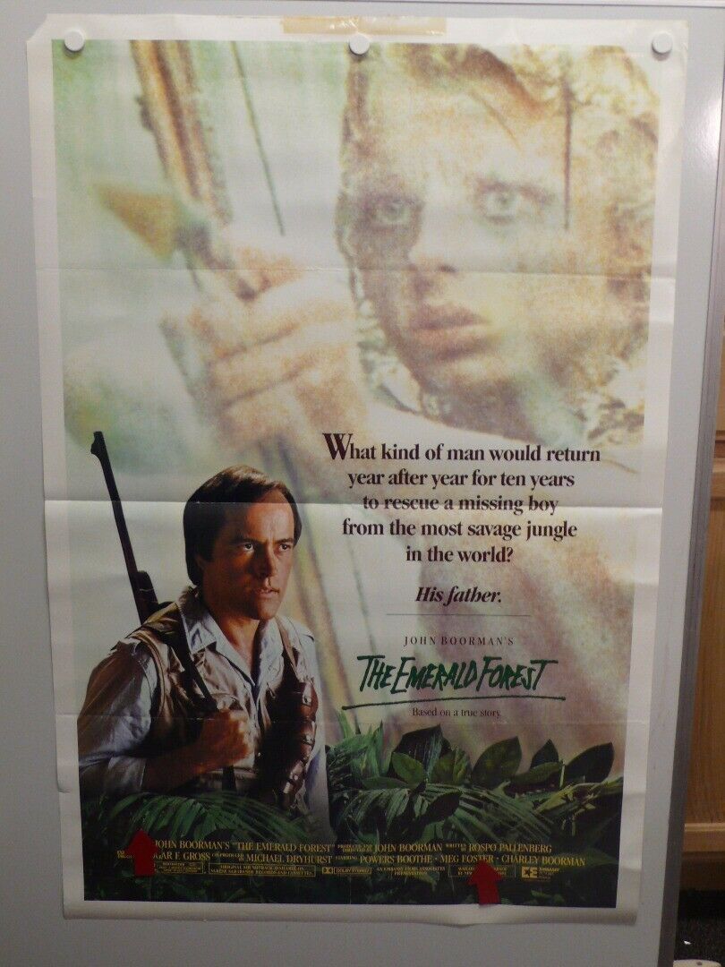 THE EMERALD FOREST Powers Boothe MEG FOSTER Original One-Sheet Movie ...