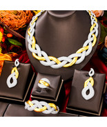 GODKI  MAXI SIZE GRAPE 4PCS Nigerian Jewelry Set For Women Wedding Party... - $318.51