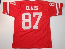 Unsigned Custom Sewn Stitched Dwight Clark Red Jersey - M, L, Xl, 2XL, 3XL - $35.99