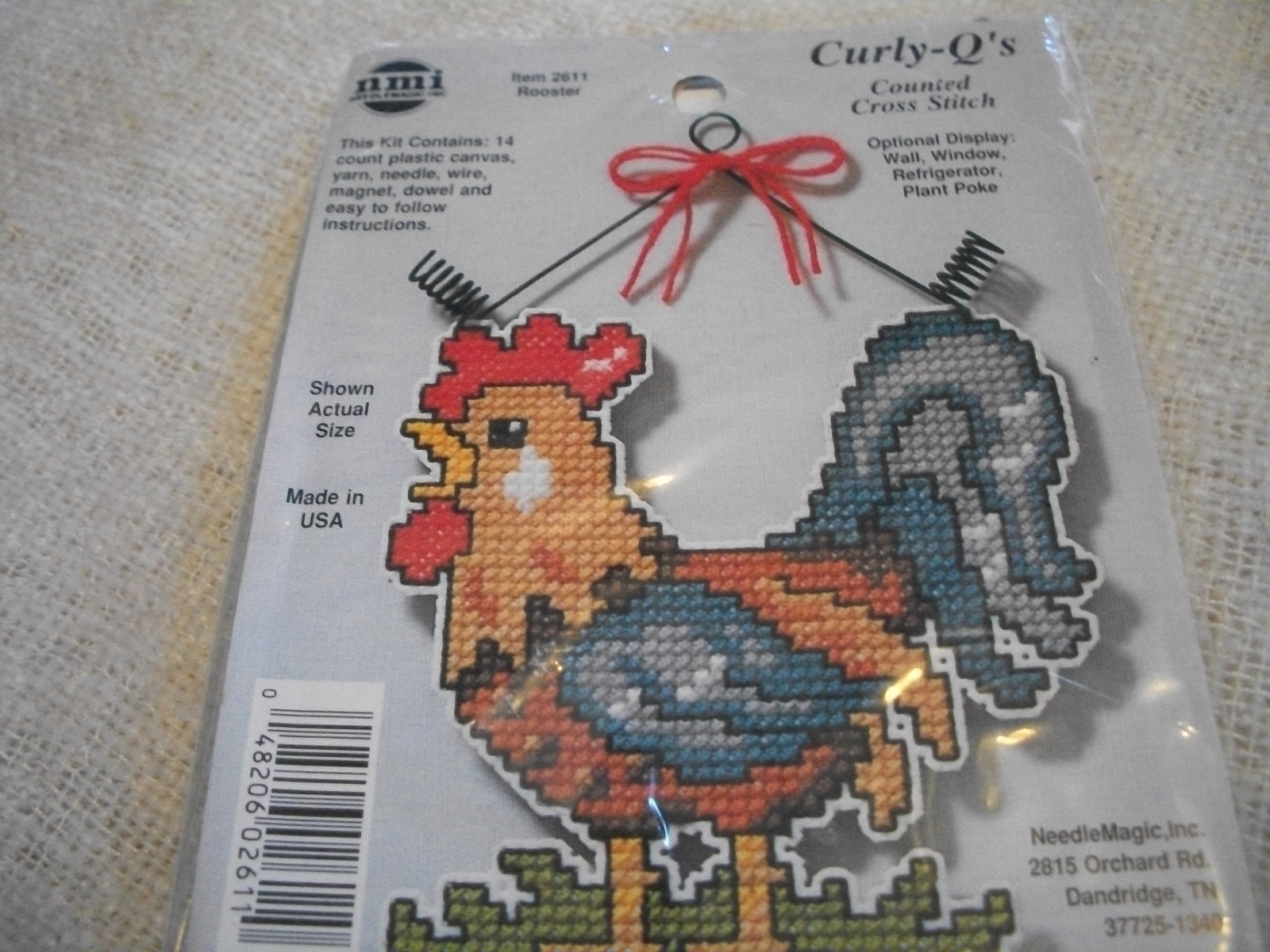 Rooster Counted Cross Stitch Kit - $5.00