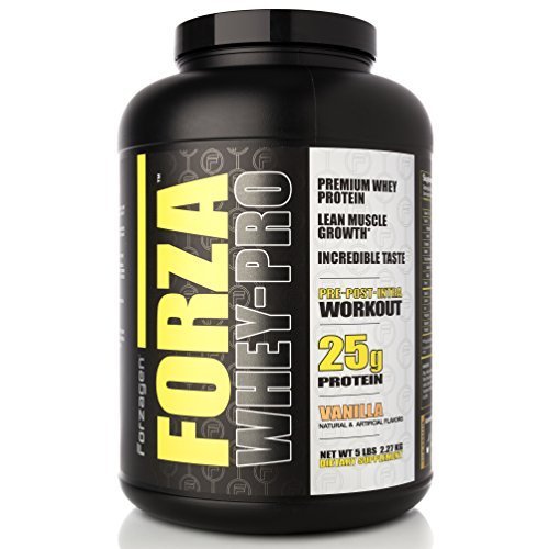FORZAGEN Forza WheyPro 100 Premium 5 lbs Whey Protein, 25g Protein