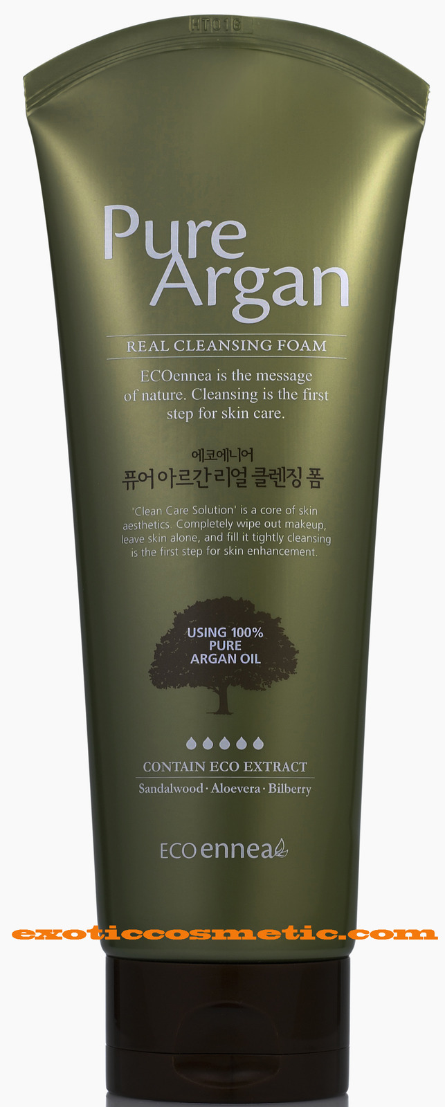Pure Argan Oil Natural Facial Moisturizing Real Cleansing Foam