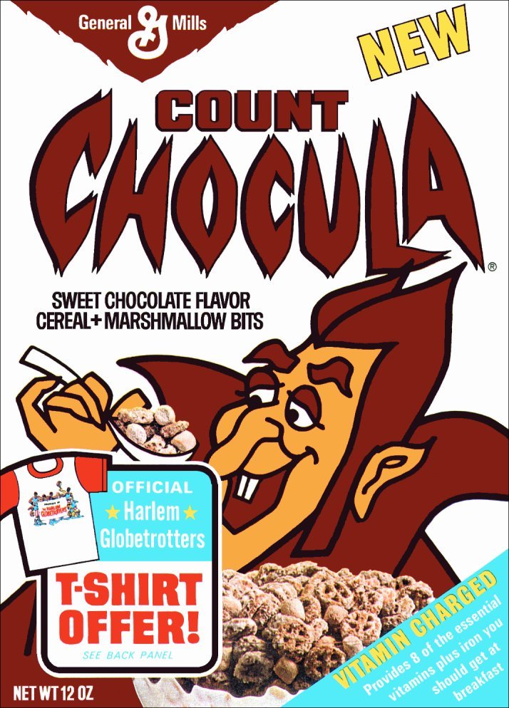 Count Chocula Monster Cereal Reproduction StandUp Display General Mills Retro General Mills