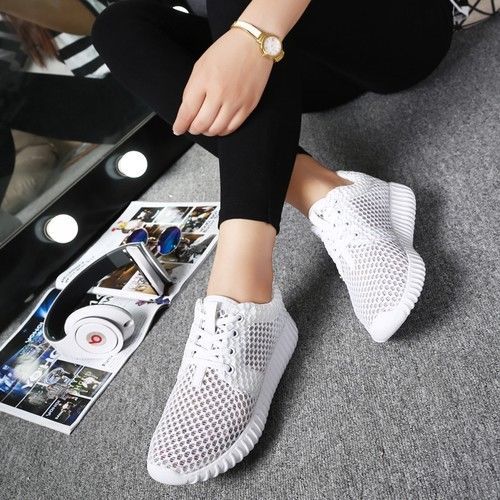 Image of Sneakers Women Sport Shoes Mesh(Air mesh) Running Shoes Comfortable Breathable