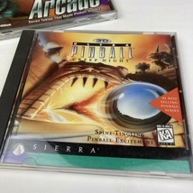 2 VTG 90s PC CD-ROM Game Lot Microsoft Pinball Arcade Sierra Creep Night Windows - $13.85