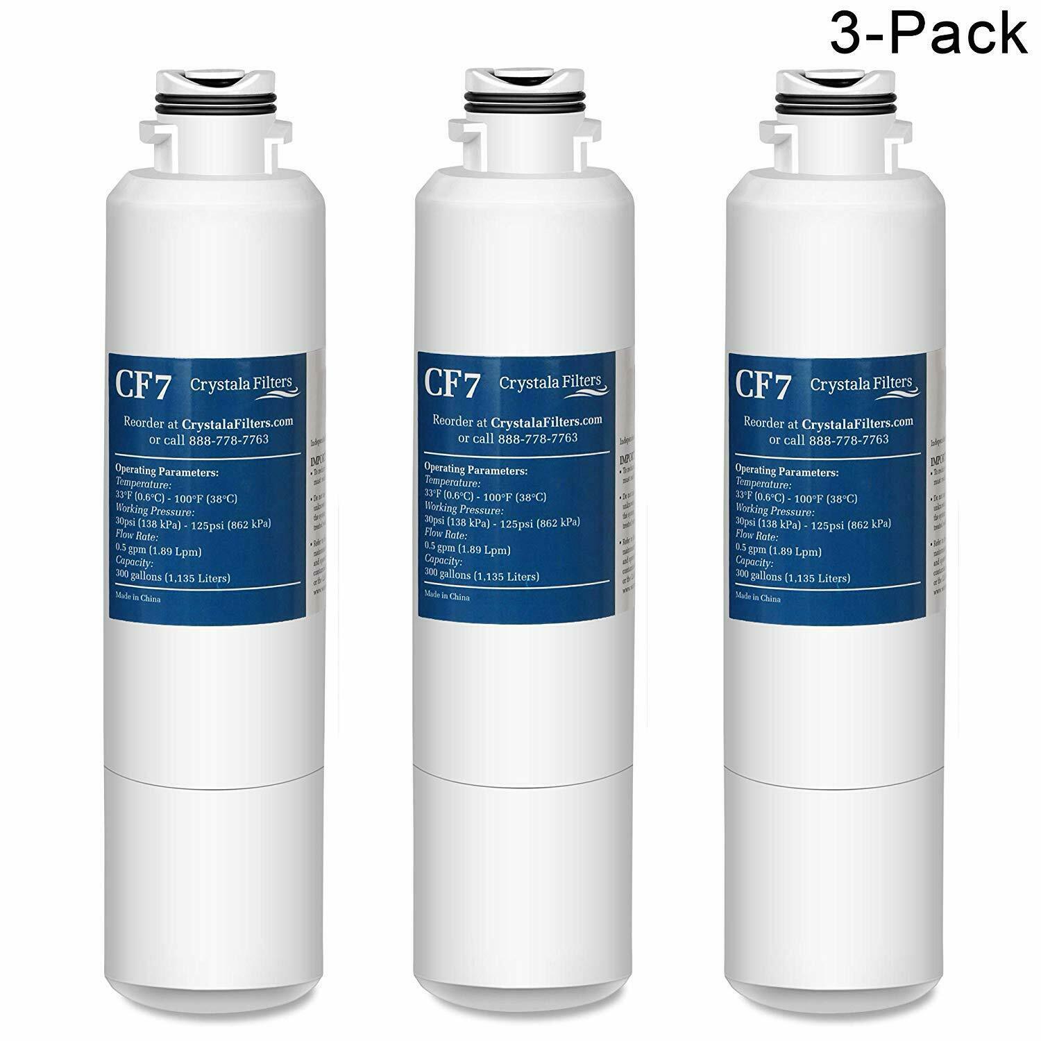 3 Pack Water Filter Replacement Samsung RS25J500DSG, RS25J500DSG/AA ...