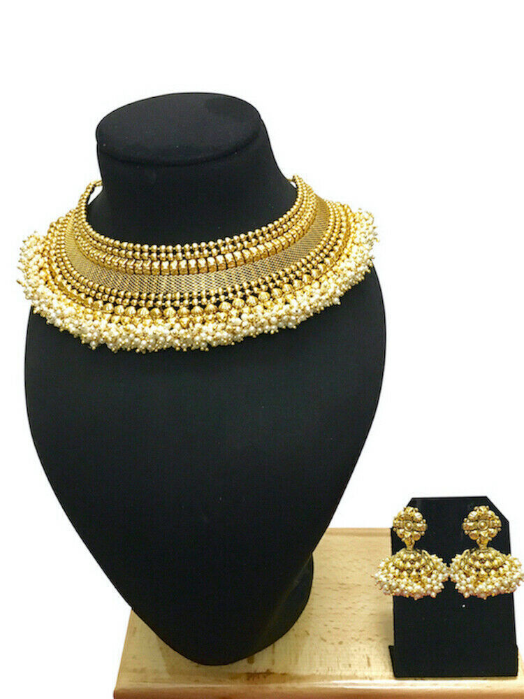 Indian Jewelry high quality Copper necklace bridal jewelry set