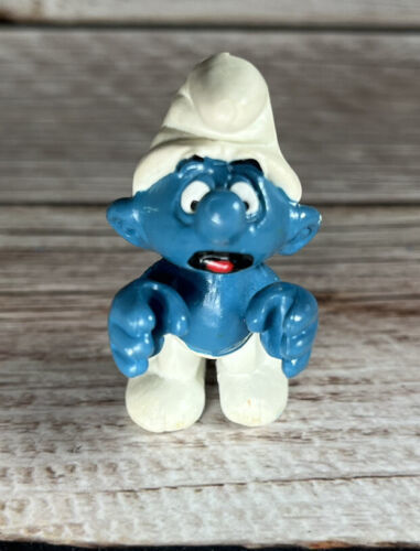 Smurfs Prisoner Smurf 40212 Jail Rare Vintage Figure 1980s Toy Figure ...