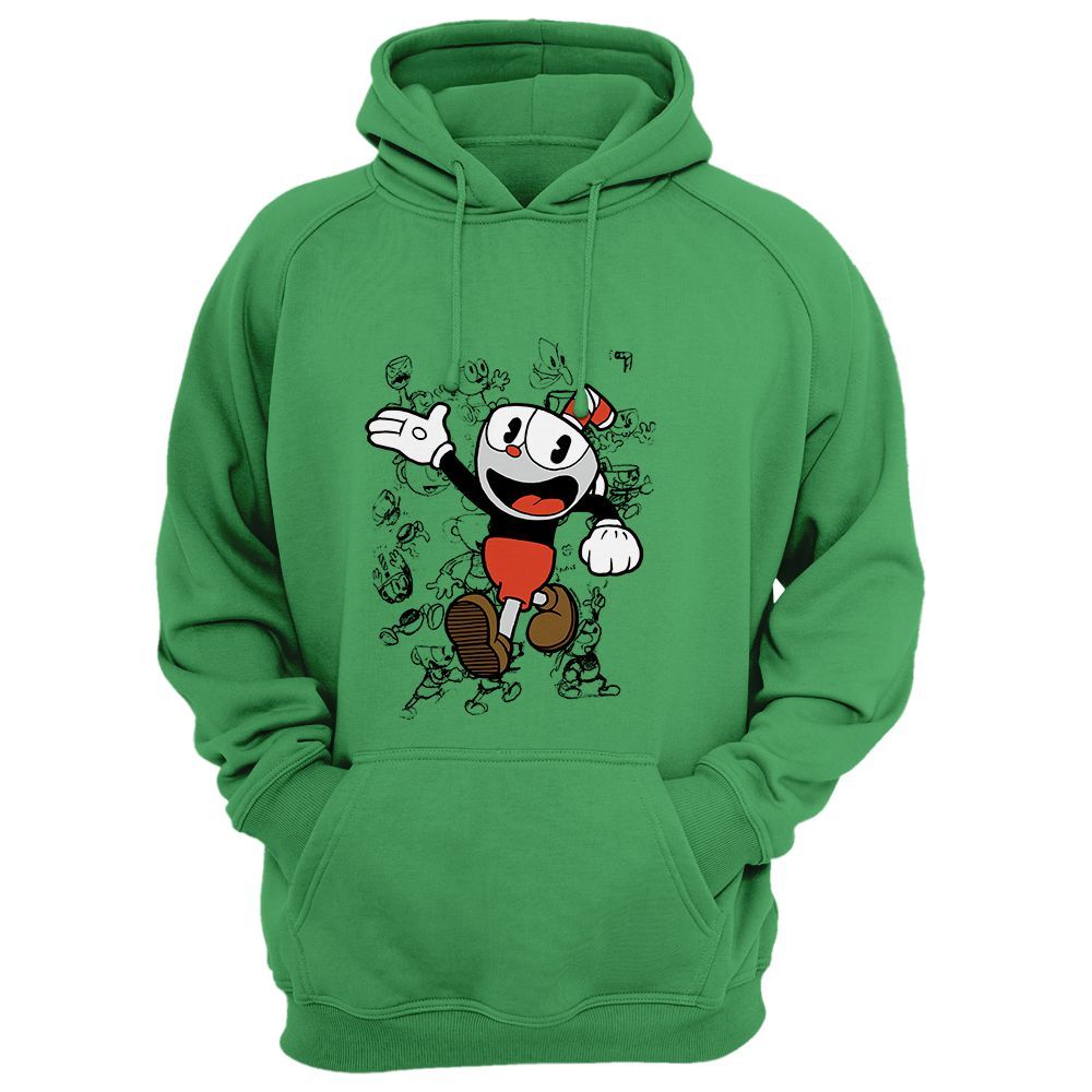 Cuphead Sketchy Cuphead Hoodie - Sweatshirts, Hoodies