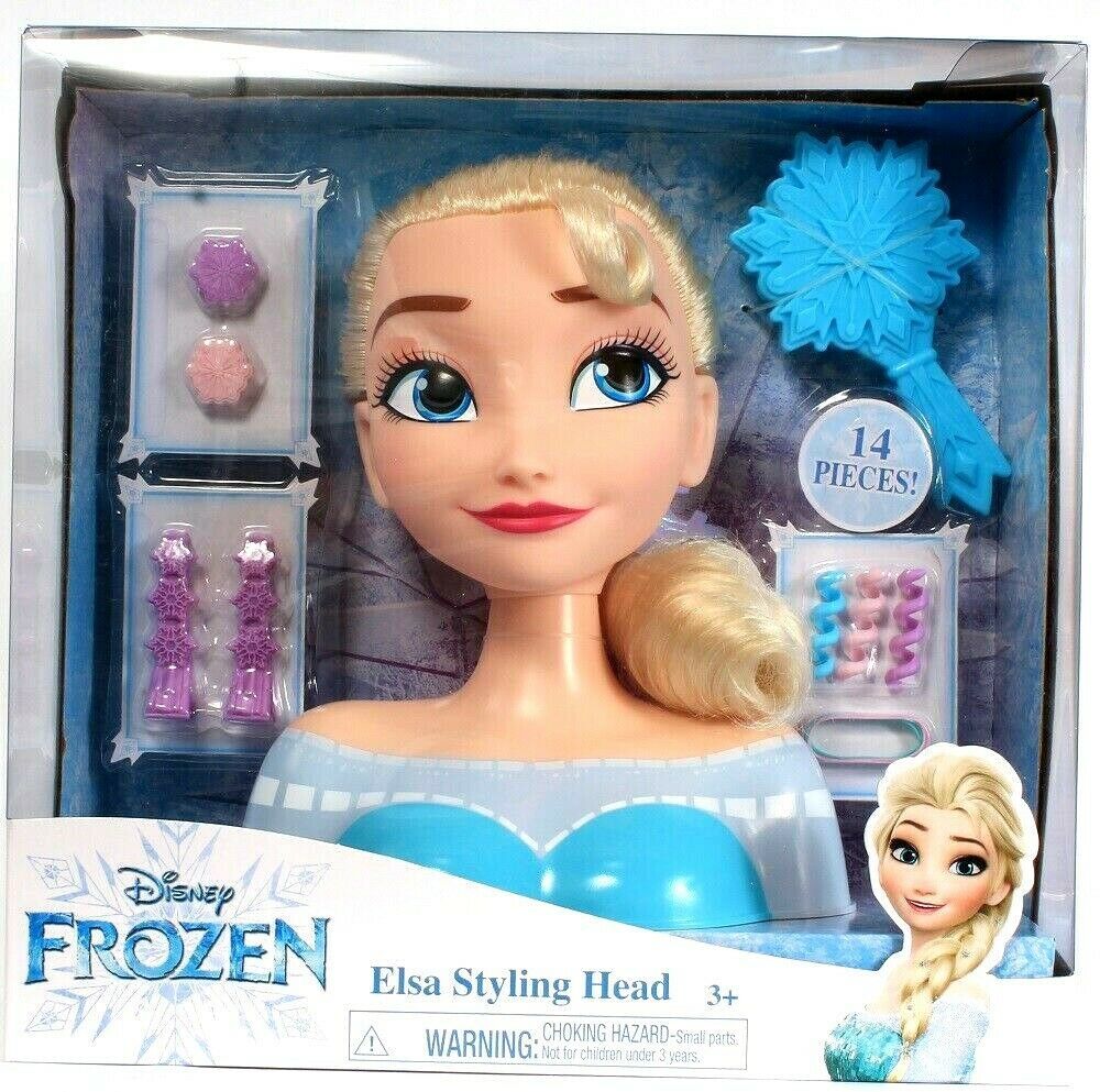 1 Disney Frozen 14 Piece Elsa Styling Head Ages 3 And Up So Many Ways To Style Toys And Hobbies 