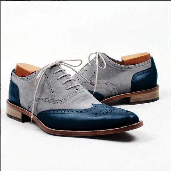 New Handmade Men Elegant Formal Shoes, Men Two Tone Shoes, New Men Dress Shoes