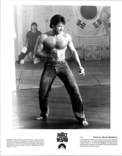 Jeff Speakman beefcake in karate pose 1991 original 8x10 photo Perfect ...