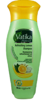 Dabur 400ml Vatika Refreshing Lemon Anti Dandruff Shampoo Lemon Tea Tree Mint - $13.25 - $114.00