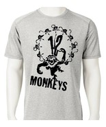 12 Monkeys Dri Fit graphic T-shirt retro 90s sci fi movie SPF active sun shirt - $24.99