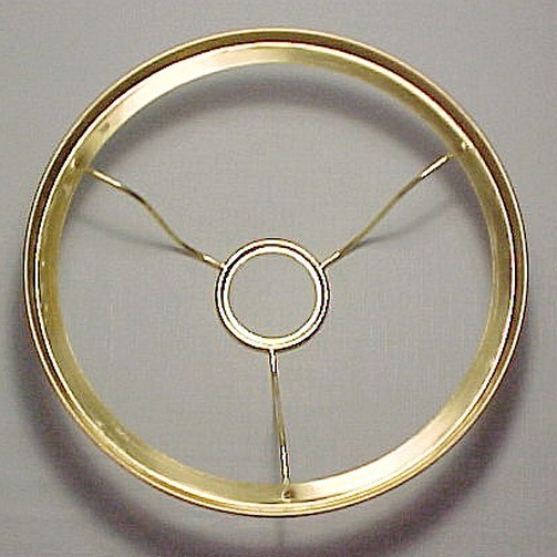 Brass 10" Kerosene Oil Lamp Shade Holder for Aladdin Ring Under Burner