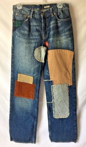 ralph lauren patched jeans