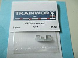 Trainworx Stock #182 Snowplow GP30 Undecorated N-Scale image 3