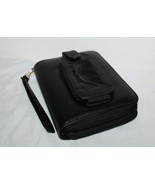 2004 UTX 502 PA PERSONAL Organizer Black Leather with wallet clutch - $24.74