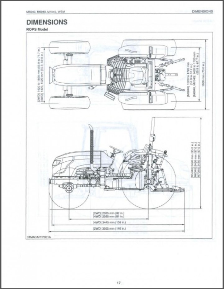 Kubota M5040 M6040 M7040 Tractor Wsm Service And Similar Items 2595