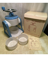 Pampered Chef Ice Shaver Instruction Sheet 3 Cups No Lids Snow Cones Slushies - $18.61