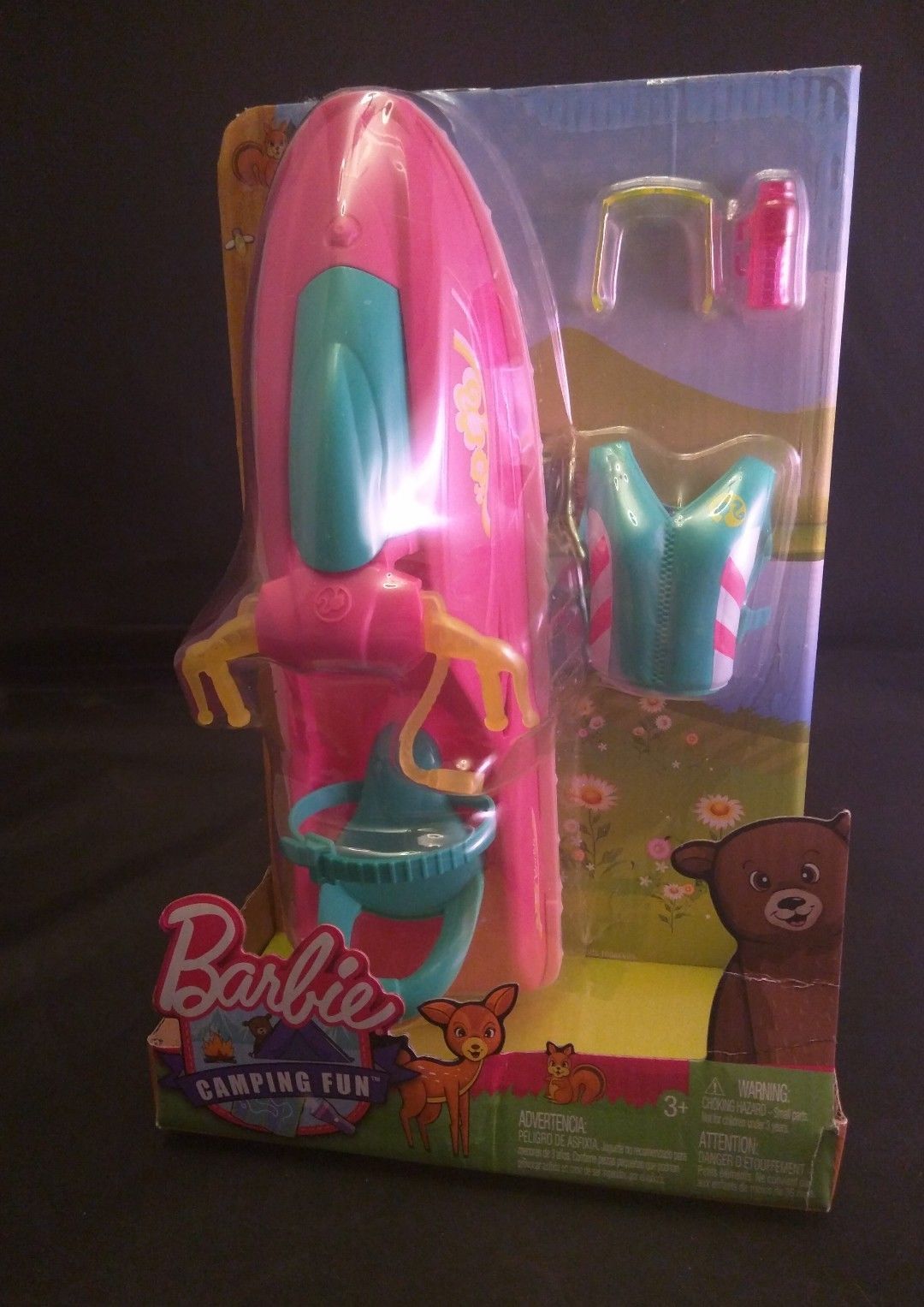 barbie camping fun jet ski