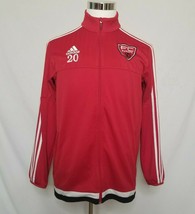 Adidas FC Europa Mens Track Jacket Full Zip Soccer Red  - $24.99