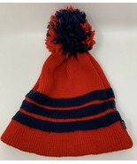 Vintage Smiley Hat Wool Beanie Red Navy Stripe Winter Stocking Cap Men U... - $25.60
