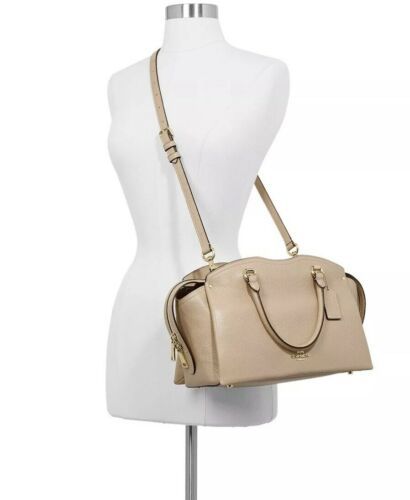 coach drew satchel black