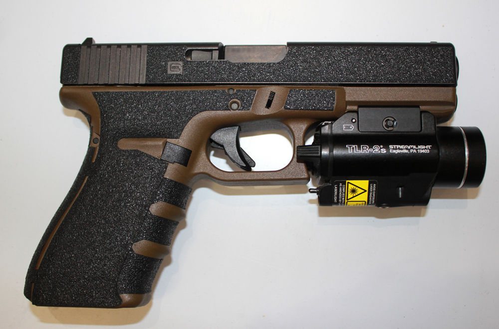 Tactical Rubber Textured Hand Gun Grip Tape Fits Gen 4 Glock 20 and 21 Black Hunting