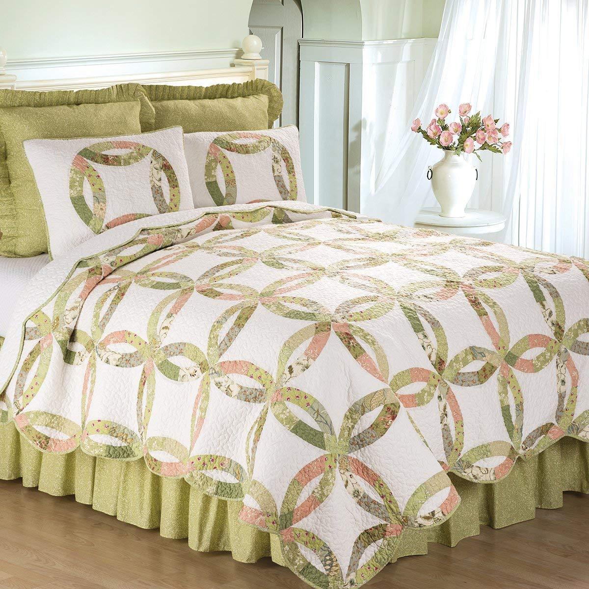 annie-s-wedding-ring-traditional-king-size-3-pc-quilt-set-quilt-2-shams-c-f-quilts