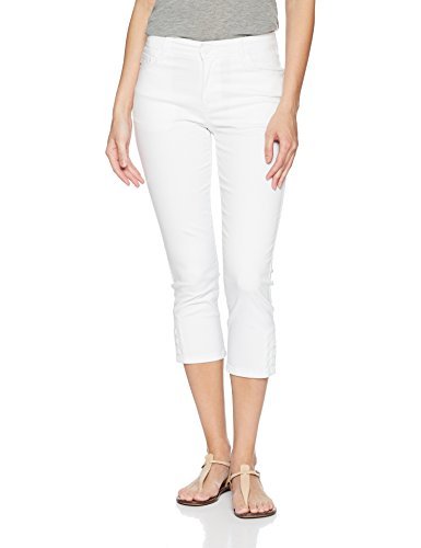 Lee Women S Modern Series Midrise Fit Jayla Capri Jean White 14